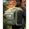 image:imagePecute Cat Backpack Carrier Large Space Cat Bubble Backpack Breathable Cat Carrier Shaded Dog Backpack Carrier Ergonomic 3D Design for Travel Hiking Suitable for Shopping and Vet XL Green