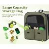 image:imagePecute Dog Car Carrier Light Weight 197169148in Dog Carrier Easy to Assemble Dog Car Crate Portable and BreathablePet Carrier for Indoor and Outdoor Dog Travel Crate with Curtain GrayGreen