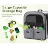 image:imagePecute Dog Car Carrier Light Weight 197169148in Dog Carrier Easy to Assemble Dog Car Crate Portable and BreathablePet Carrier for Indoor and Outdoor Dog Travel Crate with Curtain GrayGray