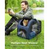 image:imagePecute Expandable Cat Backpack Carrier Backpack for Cats amp Small Dogs Up to 11lbs with 4Side Breathable Mesh MultiEntry amp Lockable Zippers for Travel Hiking Camping  Hands Free GreenBlue