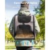 image:imagePecute Expandable Cat Backpack Carrier Backpack for Cats amp Small Dogs Up to 11lbs with 4Side Breathable Mesh MultiEntry amp Lockable Zippers for Travel Hiking Camping  Hands Free GreenKhaki Expandable  Mesh Window