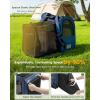 image:imagePecute Expandable Cat Backpack Carrier Backpack for Cats amp Small Dogs Up to 11lbs with 4Side Breathable Mesh MultiEntry amp Lockable Zippers for Travel Hiking Camping  Hands Free GreenBlue