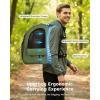 image:imagePecute Expandable Cat Backpack Carrier Backpack for Cats amp Small Dogs Up to 11lbs with 4Side Breathable Mesh MultiEntry amp Lockable Zippers for Travel Hiking Camping  Hands Free GreenGeen
