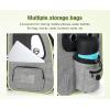 image:imagePecute Expandable Cat Backpack Carrier Backpack for Cats amp Small Dogs Up to 11lbs with 4Side Breathable Mesh MultiEntry amp Lockable Zippers for Travel Hiking Camping  Hands Free GreenGrey