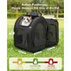 image:imagePecute Expandable Cat Backpack Carrier Backpack for Cats amp Small Dogs Up to 11lbs with 4Side Breathable Mesh MultiEntry amp Lockable Zippers for Travel Hiking Camping  Hands Free GreenBlack
