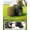 image:imagePecute Expandable Cat Backpack Carrier Backpack for Cats amp Small Dogs Up to 11lbs with 4Side Breathable Mesh MultiEntry amp Lockable Zippers for Travel Hiking Camping  Hands Free GreenGeen