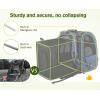 image:imagePecute Expandable Cat Backpack Carrier Backpack for Cats amp Small Dogs Up to 11lbs with 4Side Breathable Mesh MultiEntry amp Lockable Zippers for Travel Hiking Camping  Hands Free GreenBlue
