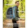 image:imagePecute Expandable Cat Backpack Carrier Backpack for Cats amp Small Dogs Up to 11lbs with 4Side Breathable Mesh MultiEntry amp Lockable Zippers for Travel Hiking Camping  Hands Free GreenGrey