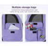 image:imagePecute Expandable Cat Backpack Carrier Backpack for Cats amp Small Dogs Up to 11lbs with 4Side Breathable Mesh MultiEntry amp Lockable Zippers for Travel Hiking Camping  Hands Free GreenPurple
