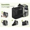 image:imagePecute Expandable Cat Backpack Carrier Backpack for Cats amp Small Dogs Up to 11lbs with 4Side Breathable Mesh MultiEntry amp Lockable Zippers for Travel Hiking Camping  Hands Free GreenGrey