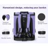image:imagePecute Expandable Cat Backpack Carrier Backpack for Cats amp Small Dogs Up to 11lbs with 4Side Breathable Mesh MultiEntry amp Lockable Zippers for Travel Hiking Camping  Hands Free GreenPurple