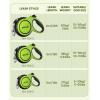 image:imagePecute16ft Retractable Dog Leash with Chew Proof Extender 18 Lightweight Dog Retractable Leash with Poop Bag Holder AntiSlip Grip Leashes for Puppy and Medium Dogs 11lbs66lbs GreenGreen with Chew Proof Cable