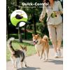 image:imagePecute16ft Retractable Dog Leash with Chew Proof Extender 18 Lightweight Dog Retractable Leash with Poop Bag Holder AntiSlip Grip Leashes for Puppy and Medium Dogs 11lbs66lbs GreenGreen with Chew Proof Cable