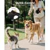 image:imagePecute16ft Retractable Dog Leash with Chew Proof Extender 18 Lightweight Dog Retractable Leash with Poop Bag Holder AntiSlip Grip Leashes for Puppy and Medium Dogs 11lbs66lbs GreenBlack with Chew Proof Cable