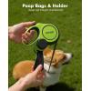 image:imagePecute16ft Retractable Dog Leash with Chew Proof Extender 18 Lightweight Dog Retractable Leash with Poop Bag Holder AntiSlip Grip Leashes for Puppy and Medium Dogs 11lbs66lbs GreenGreen with Chew Proof Cable
