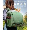 image:imagePecute Small Pet Carrier Breathable Small Animal Carrier with Transparent Bubble amp Steel Frame Safety Lock for Hamster Rabbit Bearded Dragon Guinea Pig Parrot Ideal for Hiking Vet Visits GrayGreen
