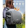 image:imagePecute Small Pet Carrier Breathable Small Animal Carrier with Transparent Bubble amp Steel Frame Safety Lock for Hamster Rabbit Bearded Dragon Guinea Pig Parrot Ideal for Hiking Vet Visits GrayGray