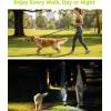 image:imagePecute Retractable Dog Leash with Flashlight 26ft Heavy Duty Retractable Pet Leash with Light OneButton Control AntiTwist Protection Reflective Leashes for Medium Large Pets Dogs Up to 110 lbsGreen with LED light
