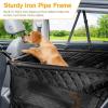 image:imagePecute HeavyDuty Dog Car Seat amp Back Seat Extender Hard PVC Support for Large Dogs up to 330 lbs  Cars SUVs amp Trucks  ScratchResistant Sofa Leather amp Breathable Mesh for Safe Stable Road Trips