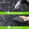 image:imageSUV Cargo Liner for Dogs Upgraded Scratchproof Leather 1417 Heightened Side Flaps 5315 x4055 Waterproof NonSlip Trunk Liner with Bumper Flap Universal Fit for SUVs Sedans Vans 3Row SUV
