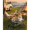 image:imagePecute Foldable Elevated Dog Bed with Sturdy Wire FramePortable Folding Pet Cot for Small DogBreathable Outdoor Dog Bed with NoSlip Feet amp Cooling MatChewProofTravelPatios OutdoorIndoorXLLwith Cooling Blanket