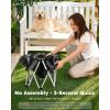 image:imagePecute Foldable Elevated Dog Bed with Sturdy Wire FramePortable Folding Pet Cot for Small DogBreathable Outdoor Dog Bed with NoSlip Feet amp Cooling MatChewProofTravelPatios OutdoorIndoorXLXLwith Cooling Blanket