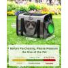image:imagePecute Cat Carrier Dog Carrier XL up to 18lbs Pet Travel Handbag with Foldable Bowl Breathable Mesh Fabric Suitable for LongShort Trips Camping Outdoor Travel