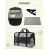 image:imagePecute Cat Carrier Dog Carrier XL up to 18lbs Pet Travel Handbag with Foldable Bowl Breathable Mesh Fabric Suitable for LongShort Trips Camping Outdoor Travel