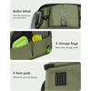 image:imagePecute Cat Carrier for Dog Pet Carrier with Bubble Window Stable Large Space Pet CarrierBreathable SoftSided Dog Carrier with Locking Zippers Sunshade Pet Travel Bag for Small Dog Cat TravelGray MDark Green