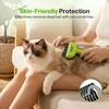 image:imagePecute SelfCleaning Undercoat Rake for Dogs and Cats 304 Stainless Steel Dematting Deshedding Tool Combo Deshedding Brush for Thick Double Coats Long Hair with Dense Undercoats Heavy Shedding