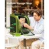 image:imagePecute Cat Backpack Carrier Large Space Cat Bubble Backpack Breathable Cat Carrier Shaded Dog Backpack Carrier Ergonomic 3D Design for Travel Hiking Walk GreenonGreen Color BlockingGreenonGreen Color Blocking