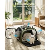 image:imagePecute Cat Carrier for Dog Pet Carrier with Bubble Window Stable Large Space Pet CarrierBreathable SoftSided Dog Carrier with Locking Zippers Sunshade Pet Travel Bag for Small Dog CatOlive Green LDark Green
