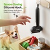 image:imagePecute SelfCleaning Undercoat Rake for Dogs and Cats 304 Stainless Steel Dematting Deshedding Tool Combo Deshedding Brush for Thick Double Coats Long Hair with Dense Undercoats Heavy SheddingBlackSelfCleaning