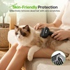 image:imagePecute SelfCleaning Undercoat Rake for Dogs and Cats 304 Stainless Steel Dematting Deshedding Tool Combo Deshedding Brush for Thick Double Coats Long Hair with Dense Undercoats Heavy SheddingBlackSelfCleaning