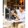 image:imagePecute Cat Backpack CarrierLarge Space Cat Bubble BackpackErgonomicKhaki  Color BlockingSunshade curtainFolding bowlTransparent windowSturdyLarge mesh on both sides for breathabilityGrayonGray Color Blocking