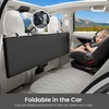 image:imagePecute Dog Car Seat Cover for Back Seat 5354  2362 in Car Window Fixing for Maximum Car Protection Leather Fabric Back Seat Extender for Dogs Waterproof amp ScratchResistant Support to 330 lbsdog hammock style gray