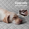 image:imagePecute Dog Car Seat Cover for Back Seat 5354  2362 in Car Window Fixing for Maximum Car Protection Leather Fabric Back Seat Extender for Dogs Waterproof amp ScratchResistant Support to 330 lbsdog hammock style gray