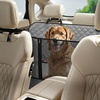 image:imagePecute Dog Car Seat Cover for Back Seat 5354  2362 in Car Window Fixing for Maximum Car Protection Leather Fabric Back Seat Extender for Dogs Waterproof amp ScratchResistant Support to 330 lbsfull surrounded style gray