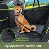 image:imagePecute Dog Car Seat Cover for Back Seat 5354  2362 in Car Window Fixing for Maximum Car Protection Leather Fabric Back Seat Extender for Dogs Waterproof amp ScratchResistant Support to 330 lbsdog hammock style