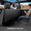 image:imagePecute Dog Car Seat Cover for Back Seat 5354  2362 in Car Window Fixing for Maximum Car Protection Leather Fabric Back Seat Extender for Dogs Waterproof amp ScratchResistant Support to 330 lbsdog hammock style gray