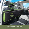 image:imagePecute Dog Car Seat Cover for Back Seat 5354  2362 in Car Window Fixing for Maximum Car Protection Leather Fabric Back Seat Extender for Dogs Waterproof amp ScratchResistant Support to 330 lbsdog hammock style