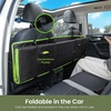 image:imagePecute Dog Car Seat Cover for Back Seat 5354  2362 in Car Window Fixing for Maximum Car Protection Leather Fabric Back Seat Extender for Dogs Waterproof amp ScratchResistant Support to 330 lbsdog hammock style