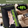 image:imagePecute Dog Car Seat Cover for Back Seat 5354  2362 in Car Window Fixing for Maximum Car Protection Leather Fabric Back Seat Extender for Dogs Waterproof amp ScratchResistant Support to 330 lbsdog hammock style