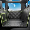 image:imagePecute Dog Car Seat Cover for Back Seat 5354  2362 in Car Window Fixing for Maximum Car Protection Leather Fabric Back Seat Extender for Dogs Waterproof amp ScratchResistant Support to 330 lbsdog hammock style