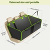 image:imagePecute Dog Car Seat Cover for Back Seat 5354  2362 in Car Window Fixing for Maximum Car Protection Leather Fabric Back Seat Extender for Dogs Waterproof amp ScratchResistant Support to 330 lbs2in1 dog hammock style