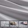 image:imagePecute Dog Car Seat Cover for Back Seat 5354  2362 in Car Window Fixing for Maximum Car Protection Leather Fabric Back Seat Extender for Dogs Waterproof amp ScratchResistant Support to 330 lbsdog hammock style gray