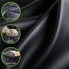image:imagePecute Dog Car Seat Cover for Back Seat 5354  2362 in Car Window Fixing for Maximum Car Protection Leather Fabric Back Seat Extender for Dogs Waterproof amp ScratchResistant Support to 330 lbs2in1 dog hammock style