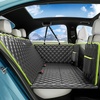image:imagePecute Dog Car Seat Cover for Back Seat 5354  2362 in Car Window Fixing for Maximum Car Protection Leather Fabric Back Seat Extender for Dogs Waterproof amp ScratchResistant Support to 330 lbsdog hammock style