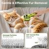 image:imagePecute SelfCleaning Steam Dog Cat Brush amp Leavein Conditioner Cool Mist  Smoothing amp hair removal Skinfriendly Shedding control For wateranxious pets 2 spray modes XL tank 240min runtimeGreen120ml
