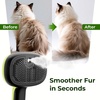 image:imagePecute SelfCleaning Steam Dog Cat Brush amp Leavein Conditioner Cool Mist  Smoothing amp hair removal Skinfriendly Shedding control For wateranxious pets 2 spray modes XL tank 240min runtimeGreen120ml